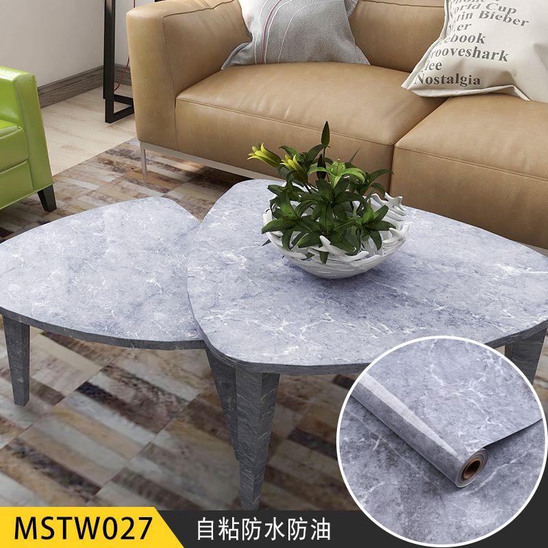 Peel Stick Marble Wallpaper Roll 60cm*10m Size for Table Cupboard Cabinet and Countertop Marble Design Granite Style