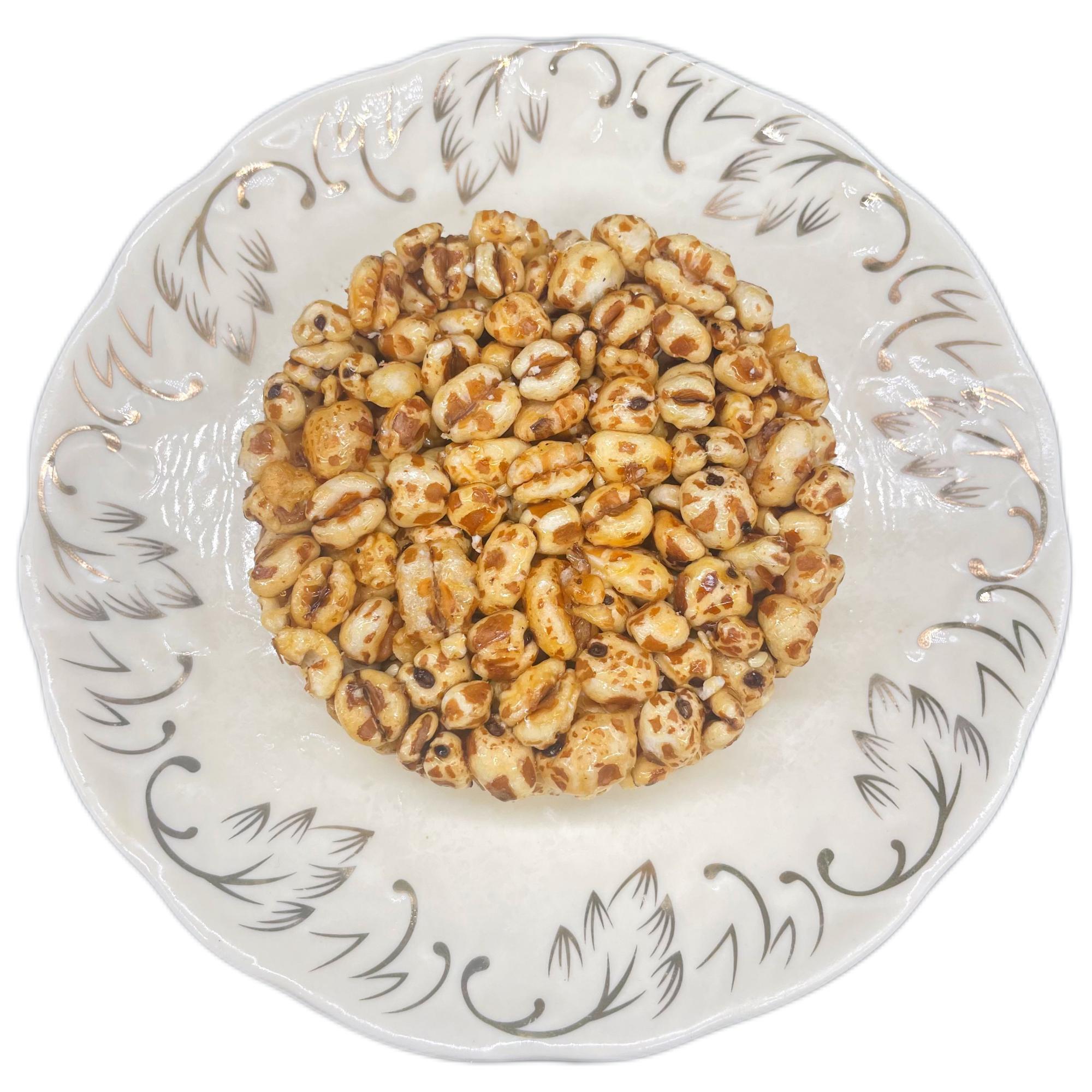 Healthy Rice Snacks Peanut Flavor Wheat Round Rice Cracker