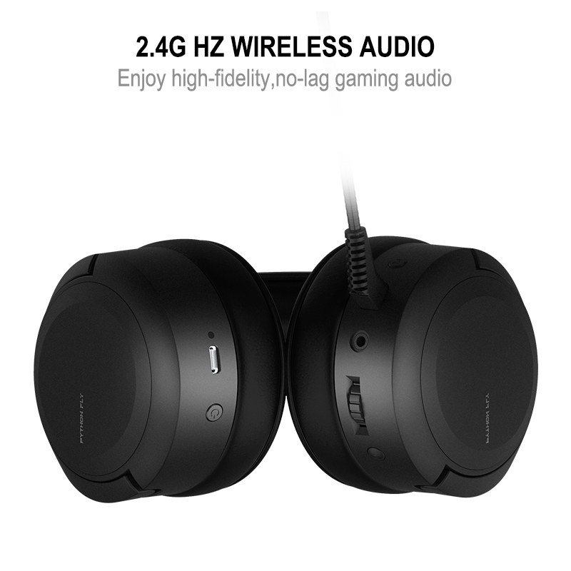 7.1 Surround Sound Wireless Gaming Headset 2.4 G With Removable Microphone For PC