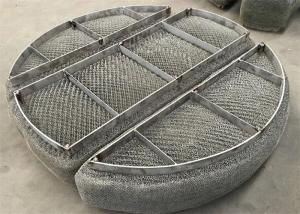 China Oil Water Separation SS316L Demister Pad Demister Mat Customized Shape / Size wholesale