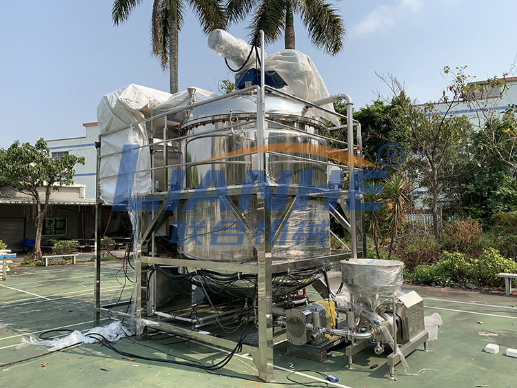 220V/380V Cosmetic Cream Manufacturing Equipment With Emulsification Pump