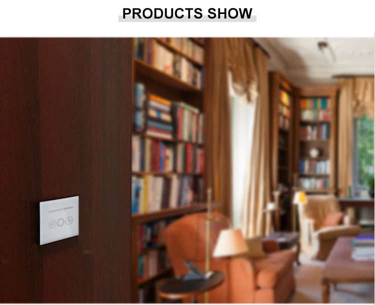 Smart Home 1000W 1 gang Dimmer Switch New Uk/eu Standard Touch Button Touch Wall Light Dimmer Switch