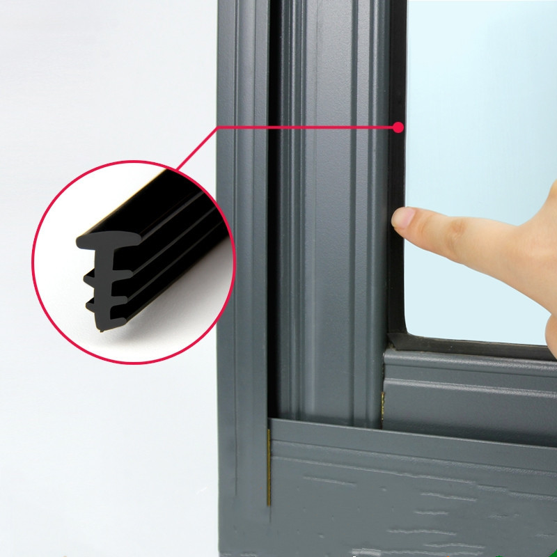 TPE TPR T Shape Rubber Seal UPVC Door And Window Seal OEM ODM