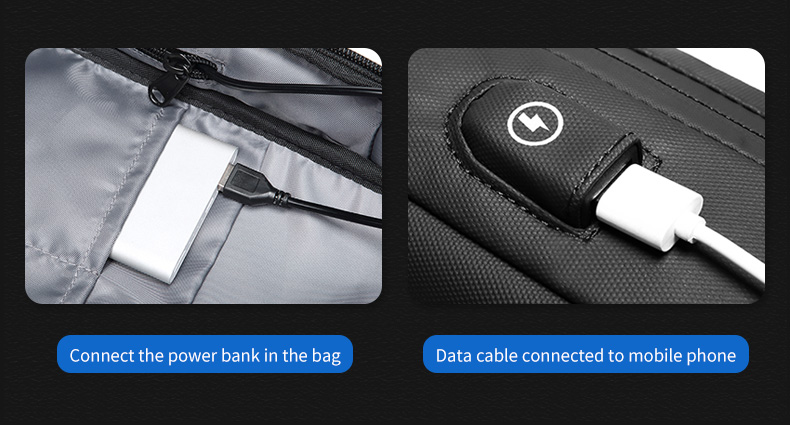 High quality brand men's leisure fashion waterproof anti theft shoulder chest crossbody sling bag for men