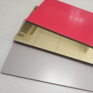 China 4mm Mirror Aluminum Curtain Wall Material Aluminum Composite Panel wholesale