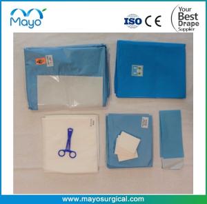 China Medical Sterilized Surgical Basic Caesarean Drape Set With Baby Blanket wholesale