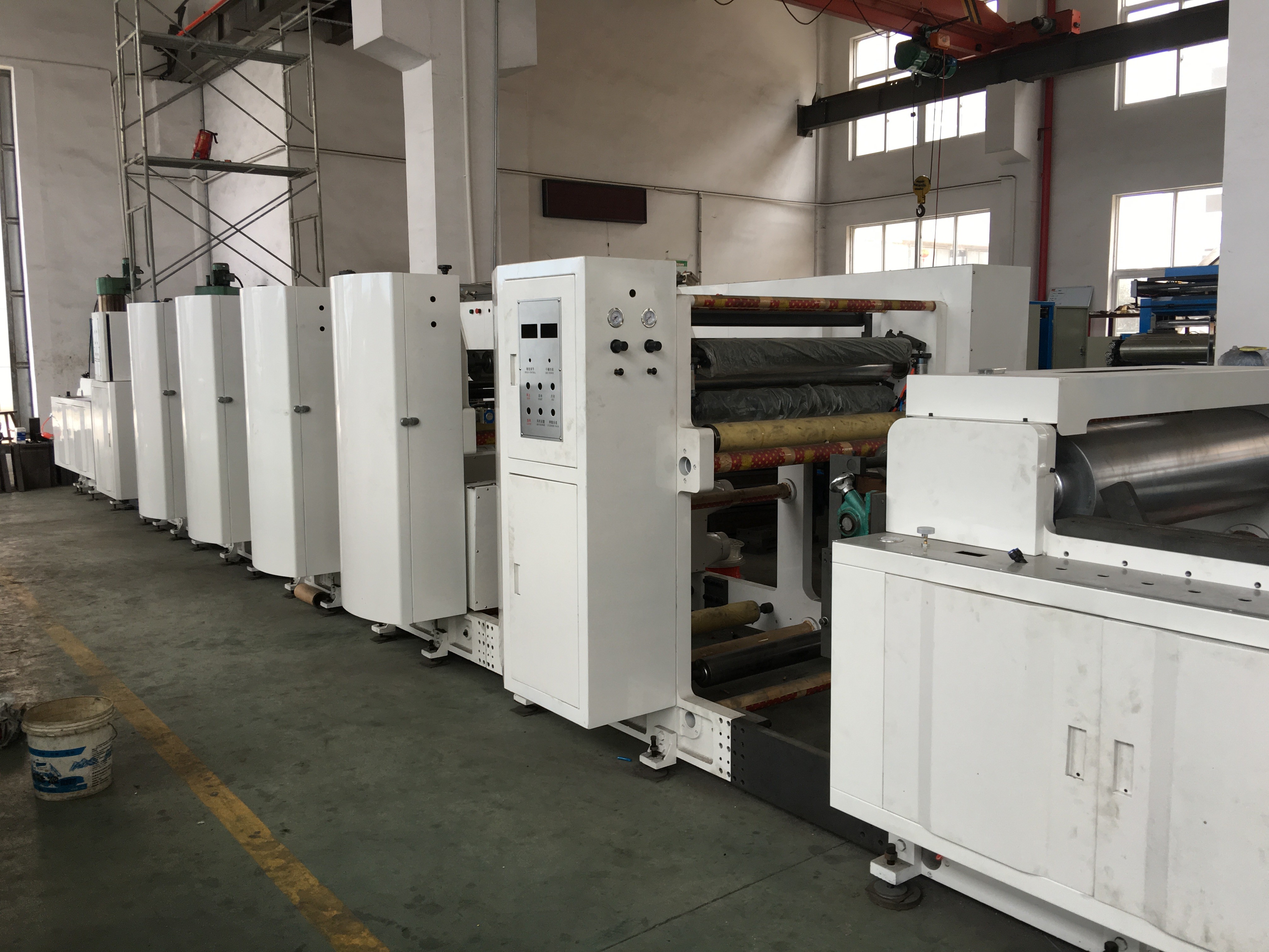 8 Colors Flexographic Printing Machine 6 Color 300-900mm