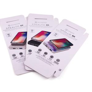 China Paper Tempered Glass Packing Box Printing 87mm*20mm*190mm wholesale