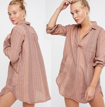 Women Summer Clothing 100 % Cotton Denim Dress