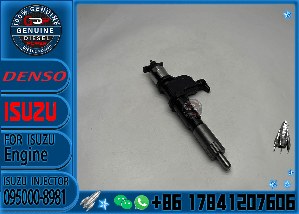 Fuel Injector 095000-8980 095000-8981 095000-8982 8-98167556-2 For ISUZU 6WG1 Engine