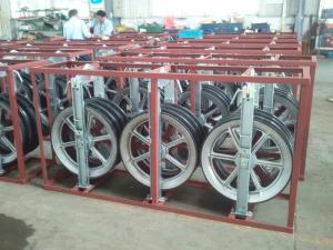 China Aluminum Single Wheel Conductor Pulley For Overhead Transmission Line wholesale