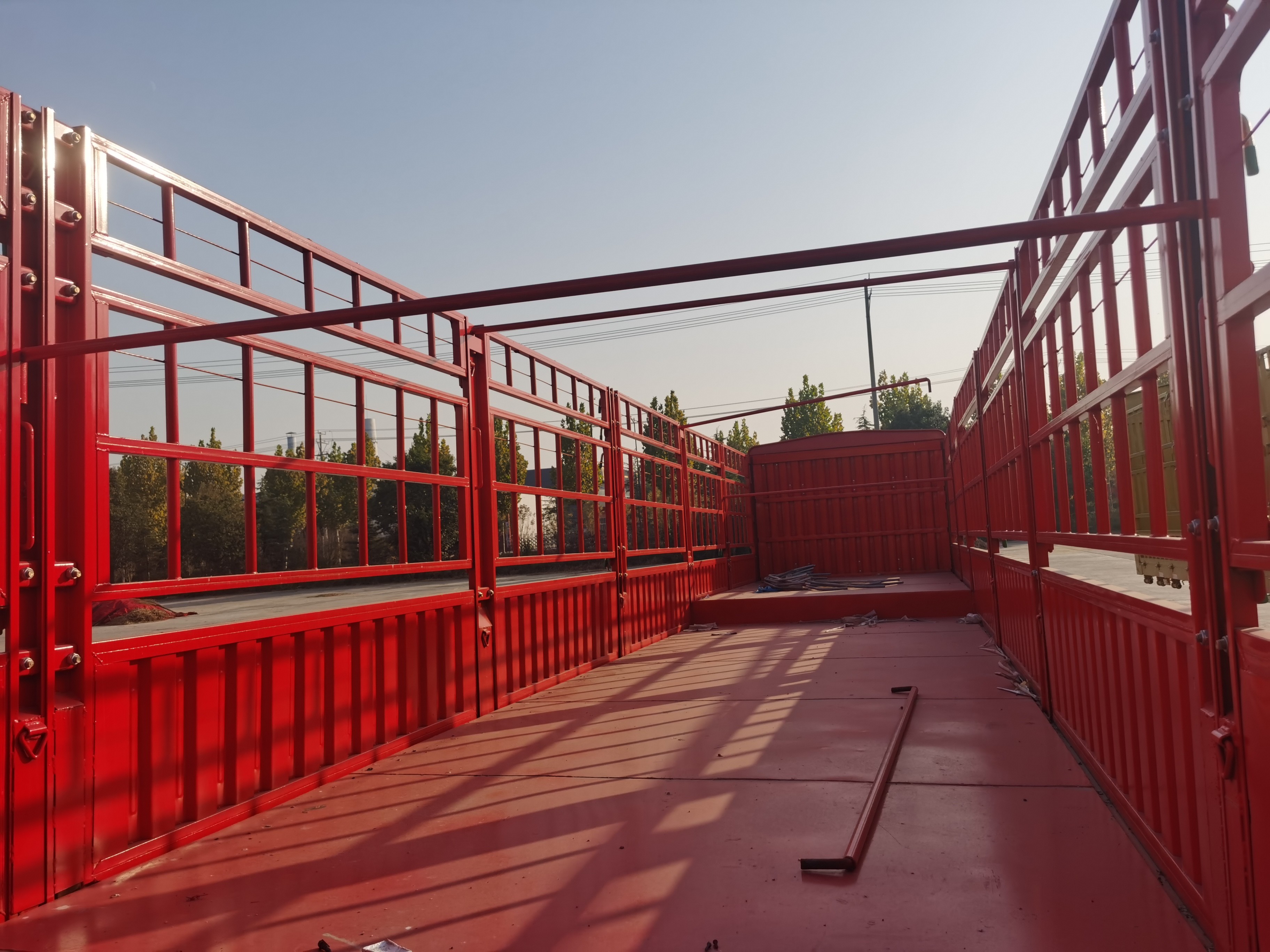 3 Axle Stake Cargo Trailer 60T/80T Fence Semi-Trailer Trailer
