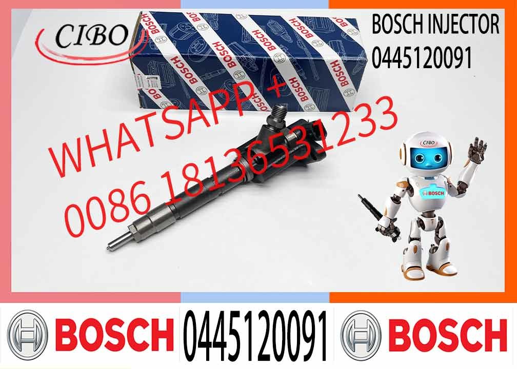 Injector 0445120091 Neutral Common Rail Injector 0 445 120 091 and Diesel Engine Fuel Injection Nozzle 0445 120 091