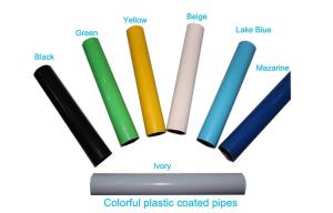 China Flexible Plastic Coated Steel Pipe In Industrial , Large Diameter Welded Steel Pipe wholesale