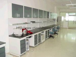 China Educational Steel Lab Furniture , Instrument School Lab Furniture With Sink wholesale