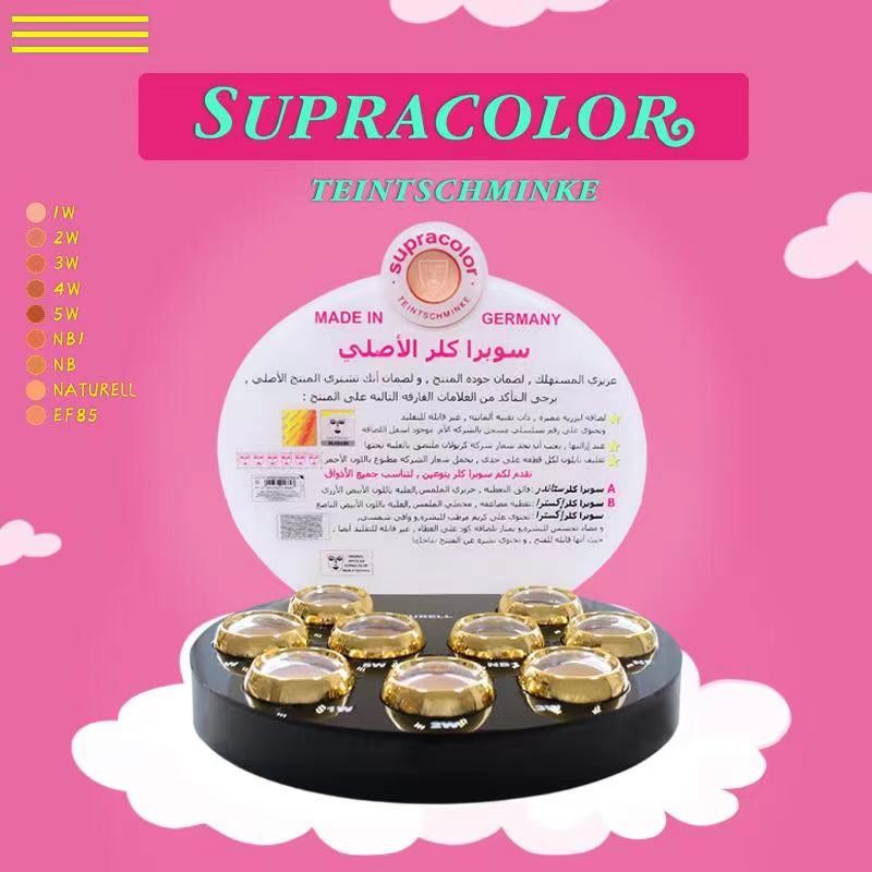 Effective Kryolan Supracolor Oil Control Face Foundation Cosmetics Loose Powder