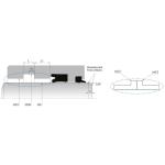 POM Hydraulic Guide Ring Low Friction For Telescopic Cylinders