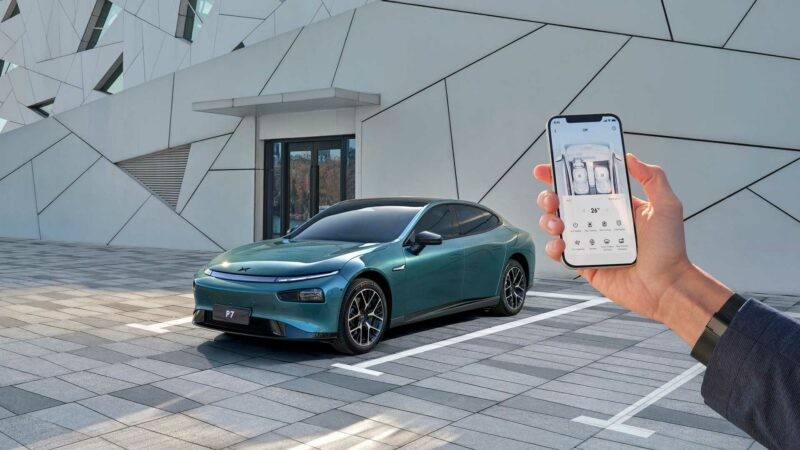 Xpeng P7 Chinese EV Cars New Energy Sedan 4 Door 5 Seat Drive