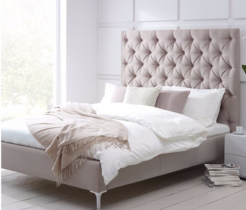 Wooden Bed Models Blue Upholstered Headboard Royal King Size Bed