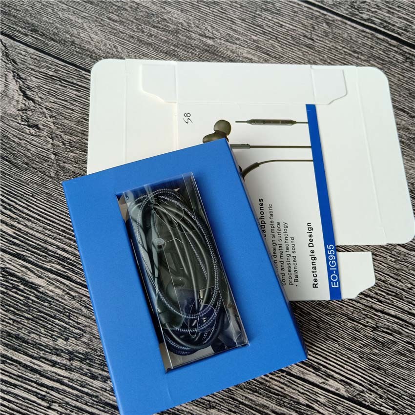 S10 In Ear Wired Earphones 3.5MM Jack Handsfree With Remote Mic