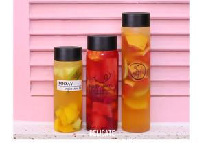 China 500ml 550ml 600ml Round Juice Milk Tea Bottles OEM ODM OBM wholesale