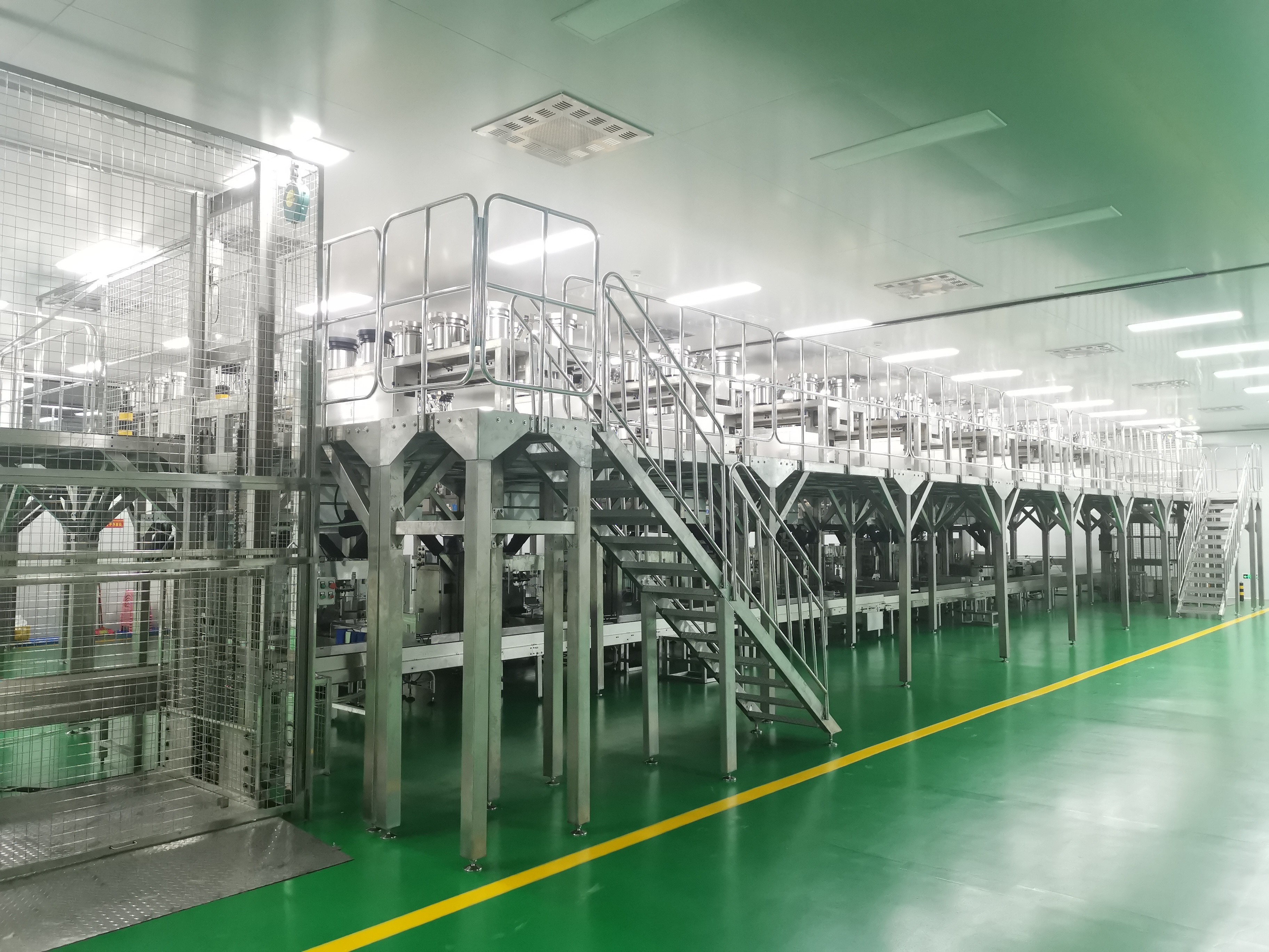 Automatic Packaging Line With Optional Air Blower Rejector And PLC Controller System