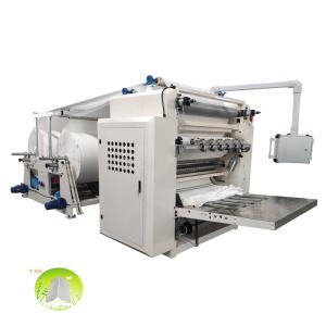 China Automatic Box Drawing V Fold Facial Tissue Paper Making Machine wholesale
