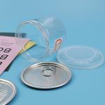 Food Grade 62MM PET 0.15l PE Cover Plastic Food Cans