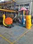 Animal Style Water Splash Pad Children Play Pool Snail Water Spray Games 1.2m