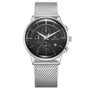 China Stainless Steel Mens Quartz Watch One Year Guarantee CE ROHS SGS Approved wholesale