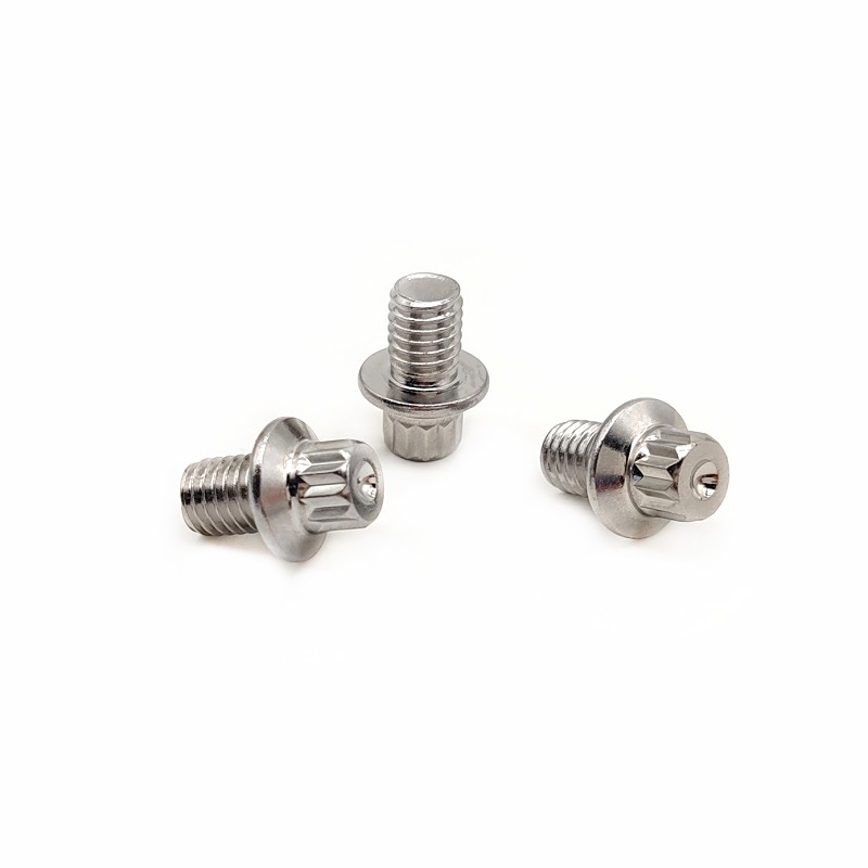High Torsion Special Shaped Bolts Aluminum Pedal Studs Customize Thickness
