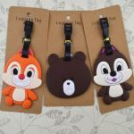 Factory manufacturer fashione design silicone luggage tags