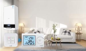China Fireproof Wireless 7 Day Programmable Room Thermostat Remote Controlled wholesale