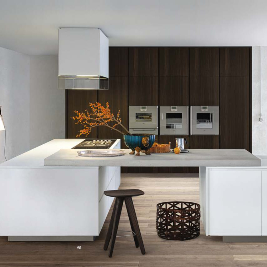 2200MM Modern Modular Kitchen Cabinets Granite Cabinet Tops Kitchens CAD Design