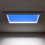 100V-240V Tuya System White Faux Skylight Panels Controlled by Tuya Control