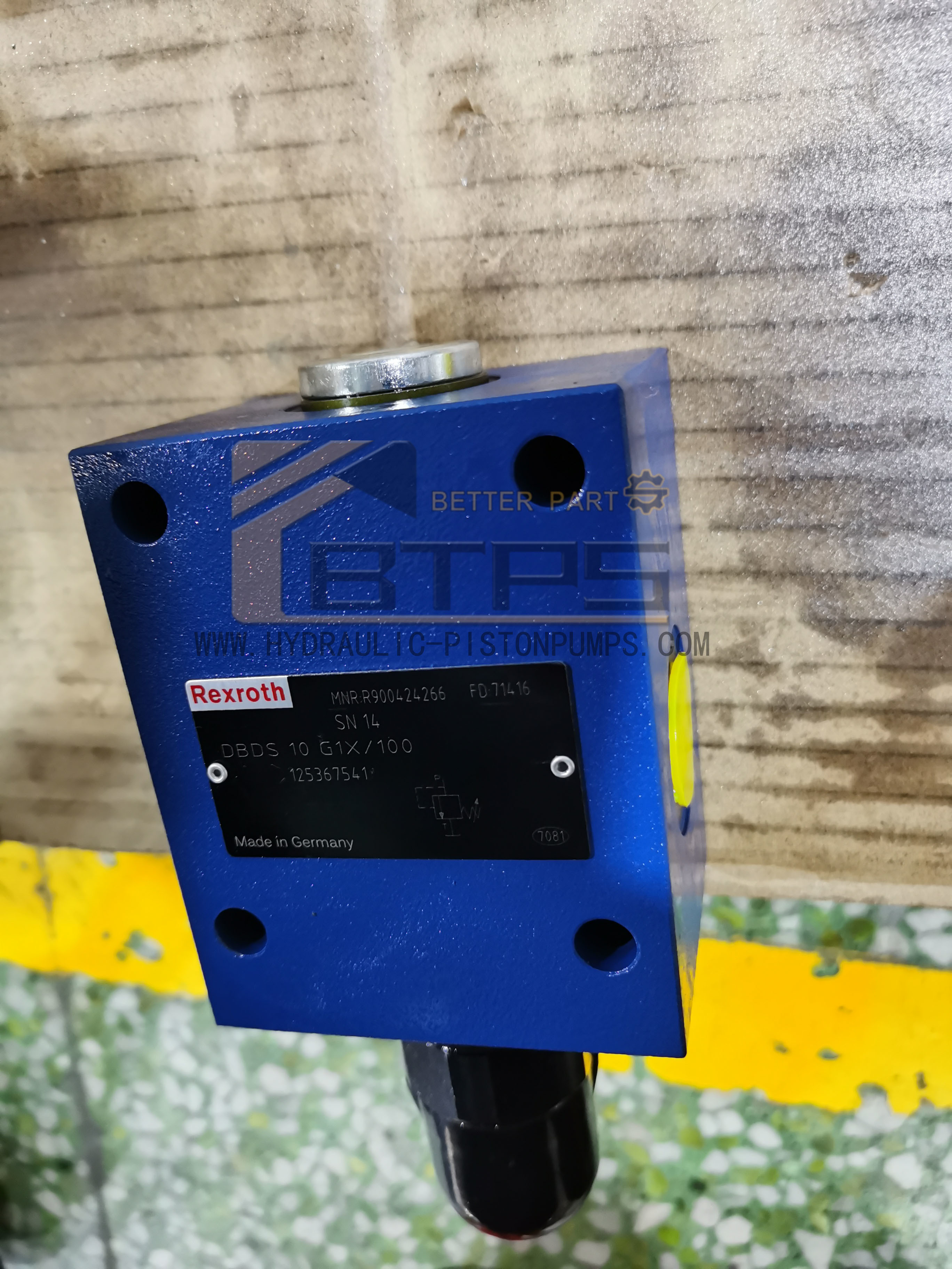 DBDS10G1X_100 Rexroth Hydraulic Pump DBDH 20 G 1X/200 For Pressure Relief DBDS10G1X_100