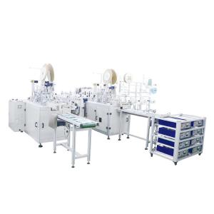China 15KW 120pcs/Min EarLoop Face Mask Manufacturing Machine wholesale