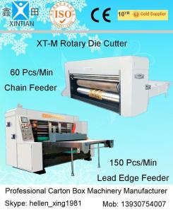 China Corrugated Carton Box Rotary Die-Cutting Machine For Colorful Cartons / Boxes wholesale