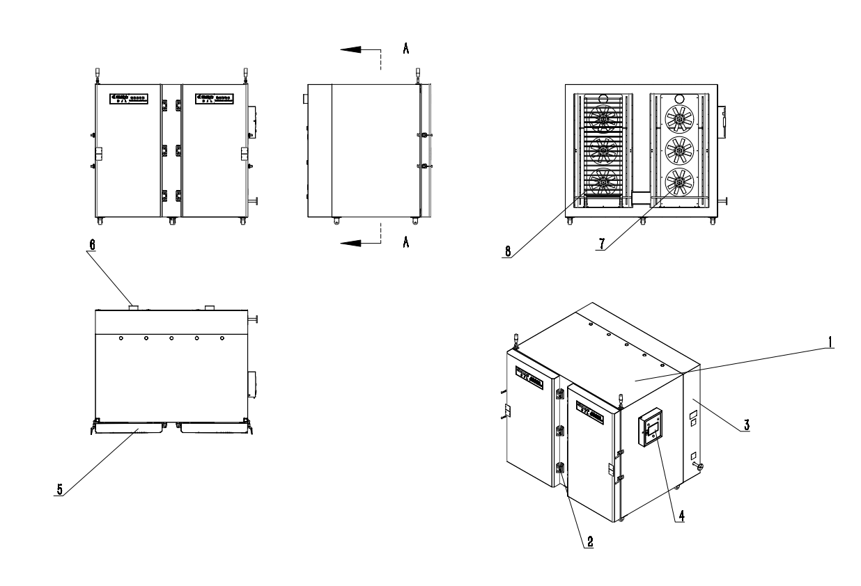 IQF 300kg/Hour Liquid Nitrogen Blast Freezer Portable Blast Chiller 30 Cu Ft