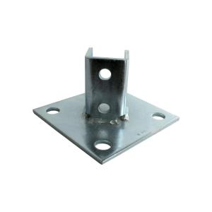 China Standard Steel Channel Post Base Accessories C Channel 1-5/8&quot; wholesale