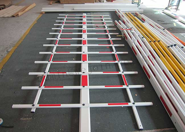 Advanced Safety Manual Car Parking Non-Spring Barrier Gate With Double Limit Switches