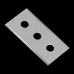 Tungsten Carbide Film Slitter Knife 43x22x0.4mm For Chemical Fiber Cutting