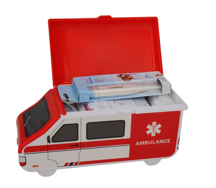 Outdoor Ambulance-Shaped First Aid Kit with Custom Logo – Ideal for Medical & Emergency Use