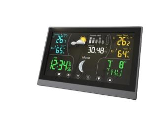 China Compact Hygrometer Thermometer Meteo Station High Temperature Alert Indoor Weather System wholesale