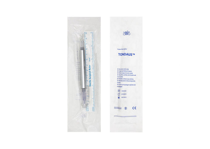 Dual Tip Eyebrow Marker Pen Waterproof White Purple Color 0.5mm 1.0mm