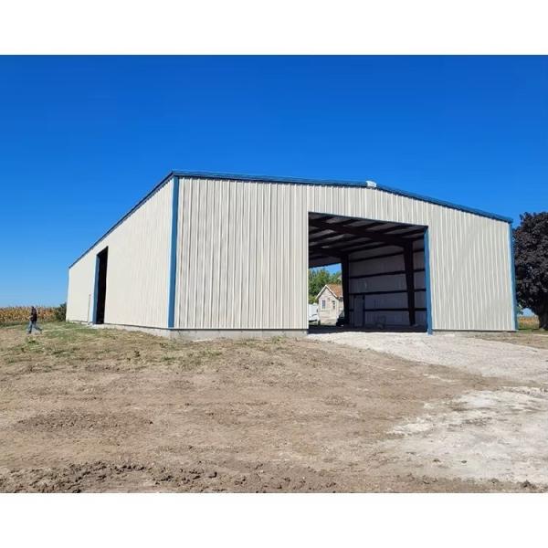 Gymnasium Prefabricated Steel Structure Frame Industrial Warehouse with Sandwich