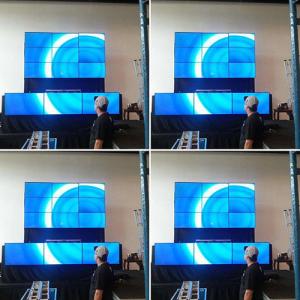 China 1.8mm Bezel Floor Standing 200W 55 4x3 Lcd Wall Panel wholesale