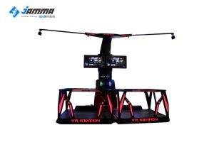 China Black / White Virtual Reality Simulator 9D VR Game Station Shooting Game wholesale