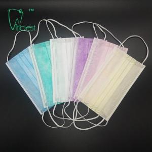 China Anti Bacteria Disposable Non Woven Face Mask 3 Ply Surgical With Tie On wholesale