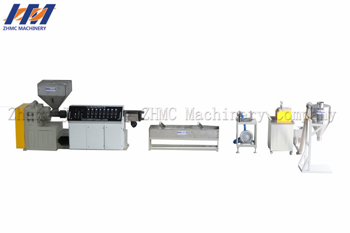 PVC Recycling Granules Plastic Profile Extrusion Line / Making Machine High Speed